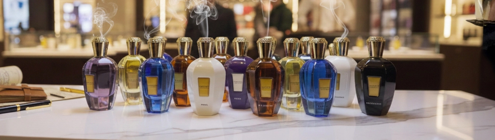 Duftflakons der Parfumgarage