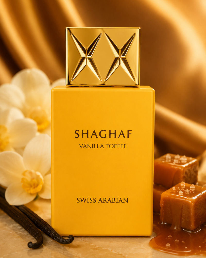 Shaghaf Vanille Toffee (tester verpackt)