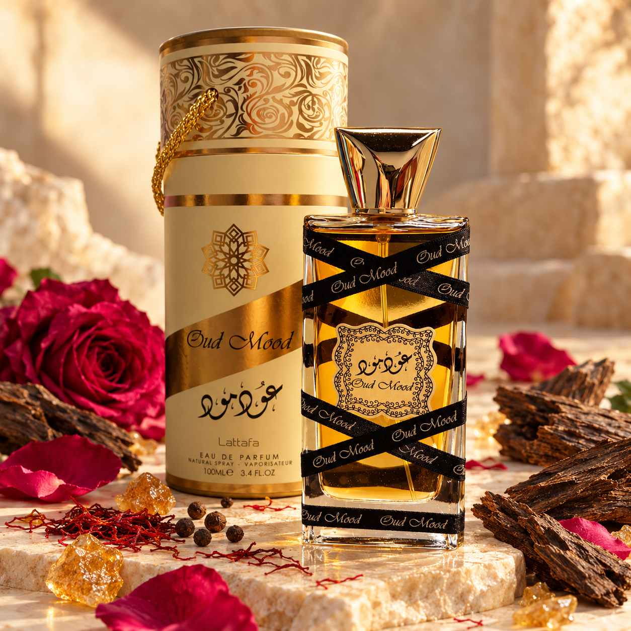 Lattafa Oud Mood – Eau de Parfum 100ml – Bild 2