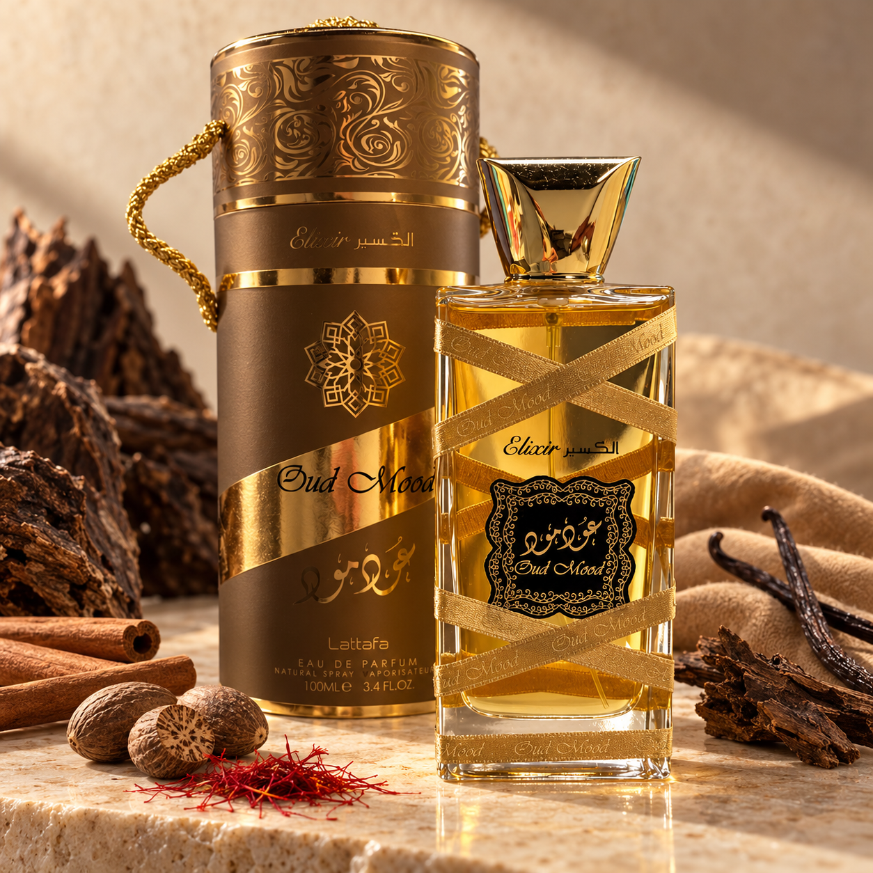 Lattafa Oud Mood Elixir – Eau de Parfum 100ml – Bild 2