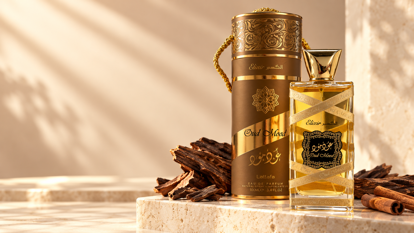 Lattafa Oud Mood Elixir – Eau de Parfum 100ml – Bild 3