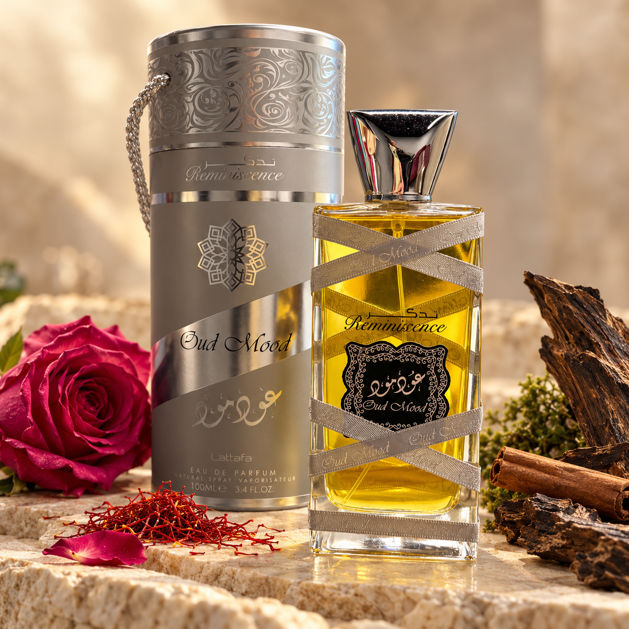 Lattafa Oud Mood Reminiscence – Eau de Parfum 100ml – Bild 2